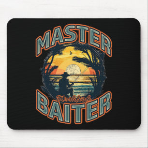 Master Byiter Worldwide Fishing Enthusiast Mouse Pad