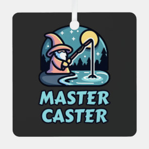 Master Caster Fantasy Fishing Metal Tree Decoration