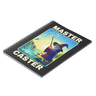Master Caster - Magic Fishing Wizard Notebook