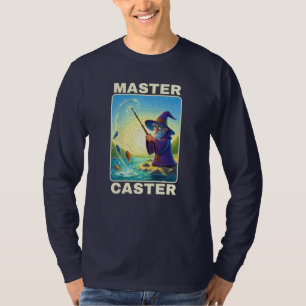 Master Caster - Magic Fishing Wizard T-Shirt