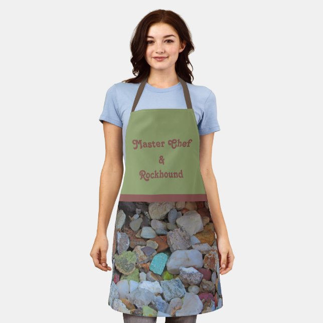 Master Chef and Rockhound Rock Collection Nature Apron (Worn)