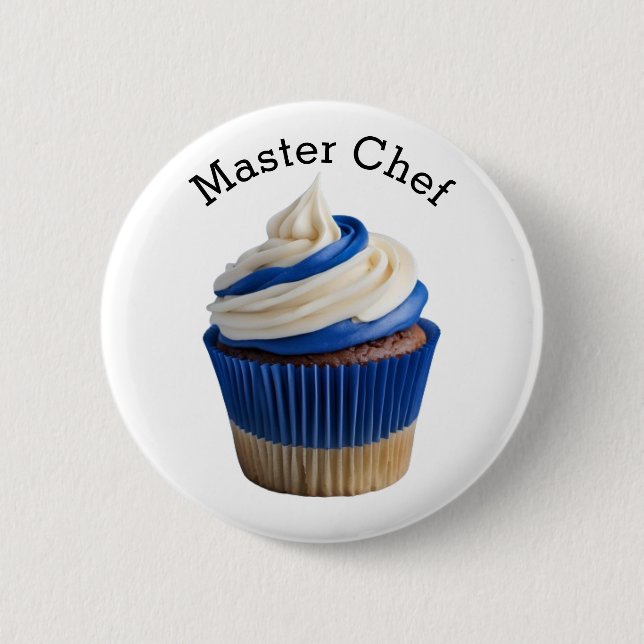 Master Chef Cupcake 6 Cm Round Badge (Front)