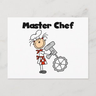 Master Chef - Female Postcard