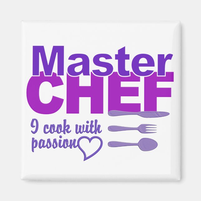 Master Chef magnet (Front)