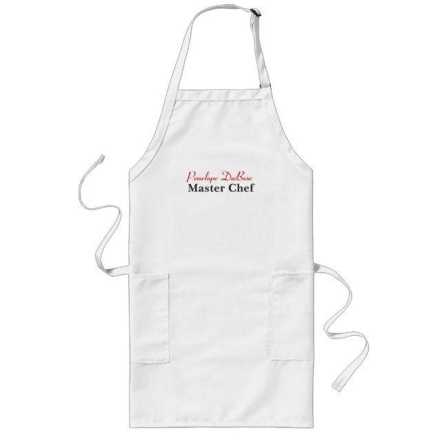 Master Chef Personalised Apron (Front)