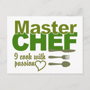 Master Chef postcard