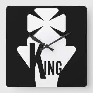 MASTER CHESS ORIGINAL BY MASANSER SQUARE WALL CLOCK