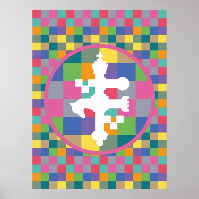 Master Chess Special Square Colours by Masanser Pi Poster (Front)