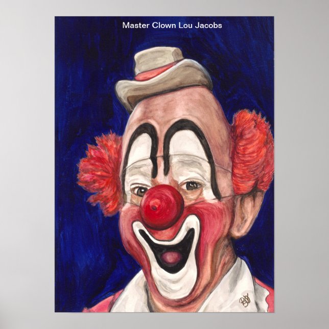 Master Clown Lou Jacobs Poster (Front)