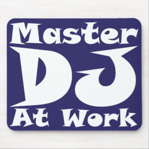 Master DJ At Work Mousemat