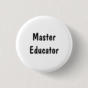 Master Educator 3 Cm Round Badge
