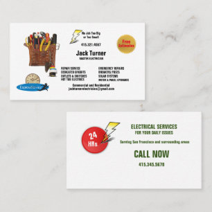 Master Electrician  Business Card