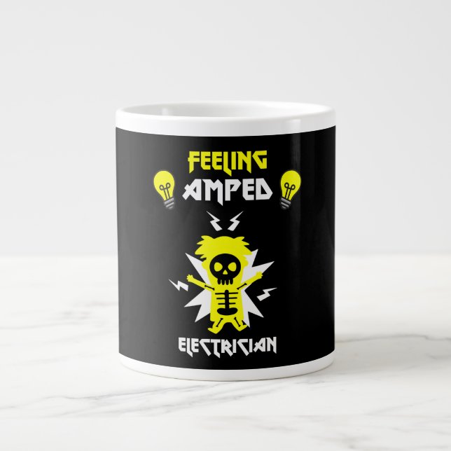 Master Electrician Large Coffee Mug (Front)