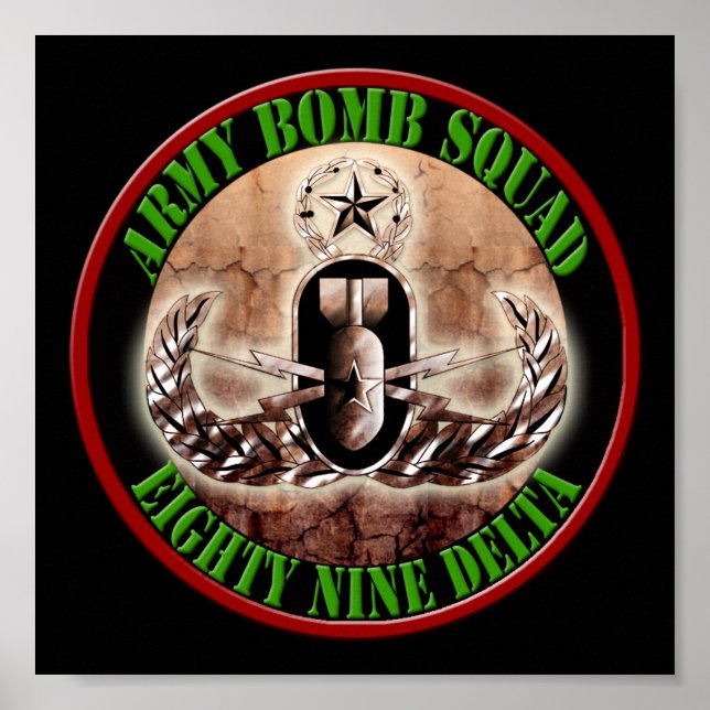 Master EOD Bomb Squad #001 Poster (Front)