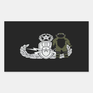 Master EOD Bomb Suit Rectangular Sticker