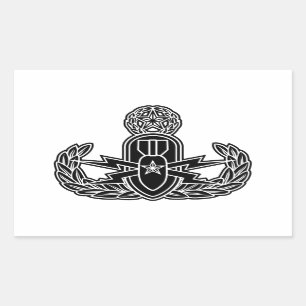 Master EOD stencil Rectangular Sticker
