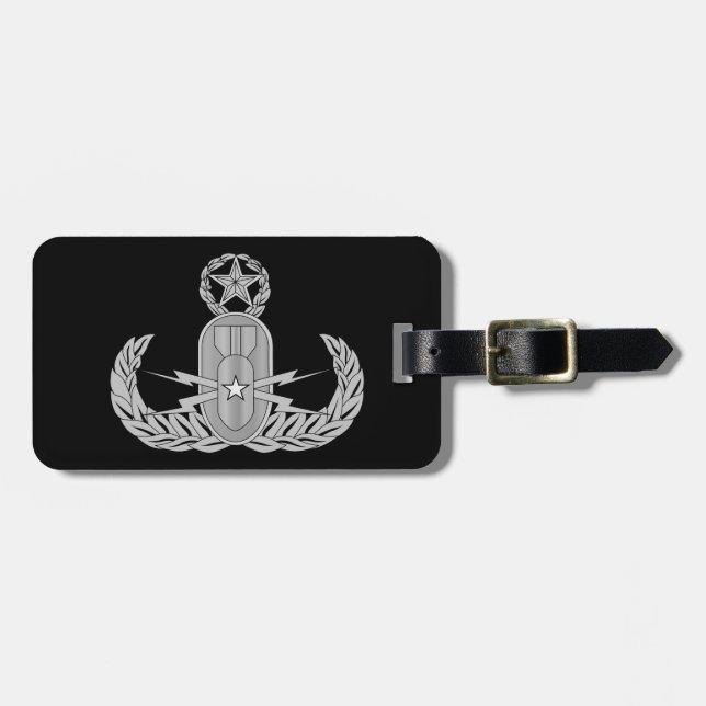 Master Explosive Ordnance Disposal EOD Luggage Tag (Front Horizontal)