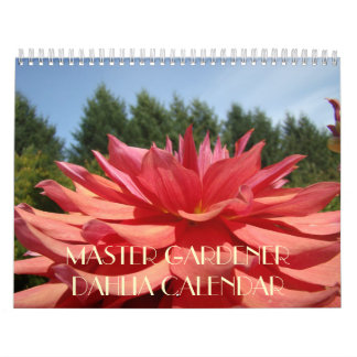 MASTER GARDENER Dahlia Flowers Calendar Gifts