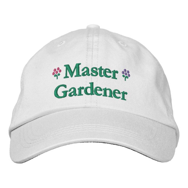 Master Gardener Embroidered Hat (Front)