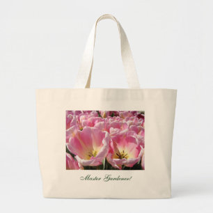 Master Gardener! Tote bag gifts Pink Tulip Flowers