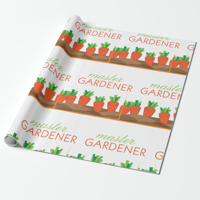 Master Gardener Wrapping Paper (Unrolled)