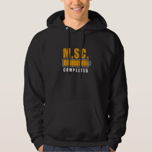 Master Graduation Completed Master Of Science Mast Hoodie
