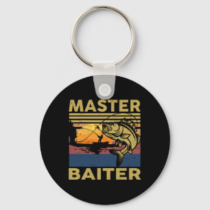 Master Iter Fishing-shirt Funny Grandpa B Dad Gift Key Ring