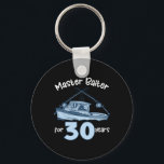Master Iter For 30 Years Fishing 30th Birthday Fis Key Ring<br><div class="desc">Master Iter For 30 Years Fishing 30th Birthday Fisherman</div>