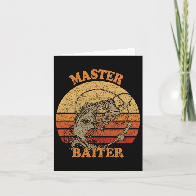 Master Iter Funny Fishing  Card (Front)