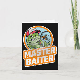 Master Iter Vintage B Fishing Funny Angler 1  Card