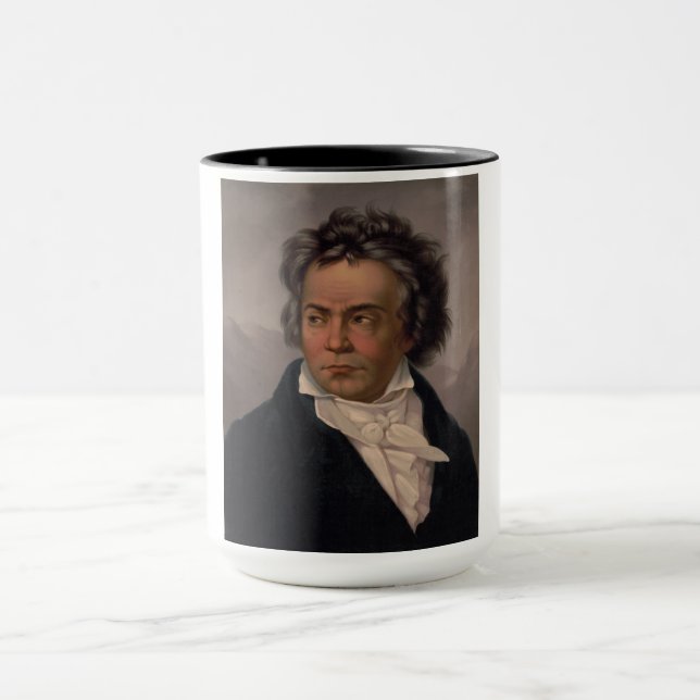 Master Ludwig Beethoven Symphony Music Composer  Mug (Center)