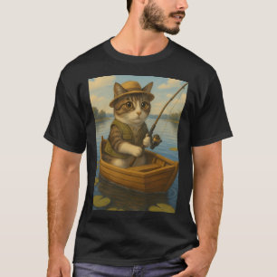 Master Mieze on a fishing trip T-Shirt