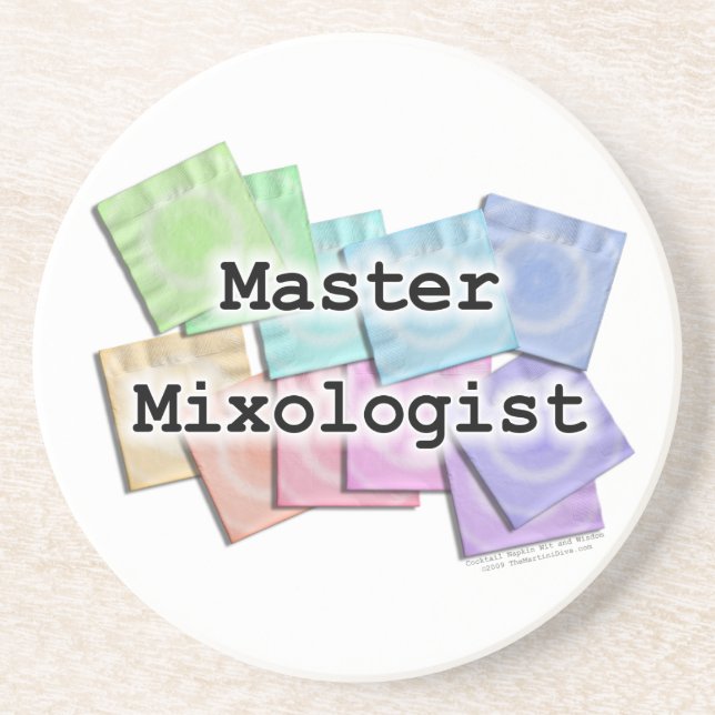 MASTER MIXOLOGIST Coaster (Front)