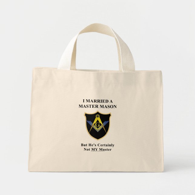 Master my butt mini tote bag (Front)
