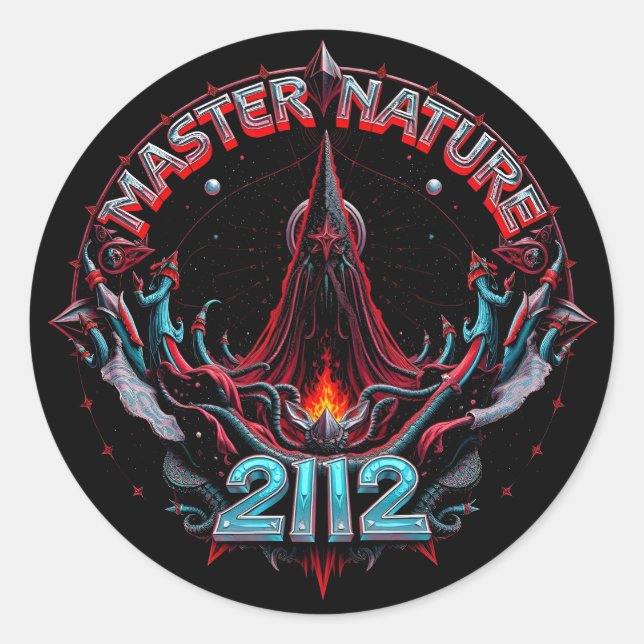 Master Nature 2112 Space Trippin' Stickers (Front)