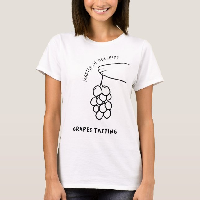 Master of Adelaide Grapes Tasting T-Shirt (Front)