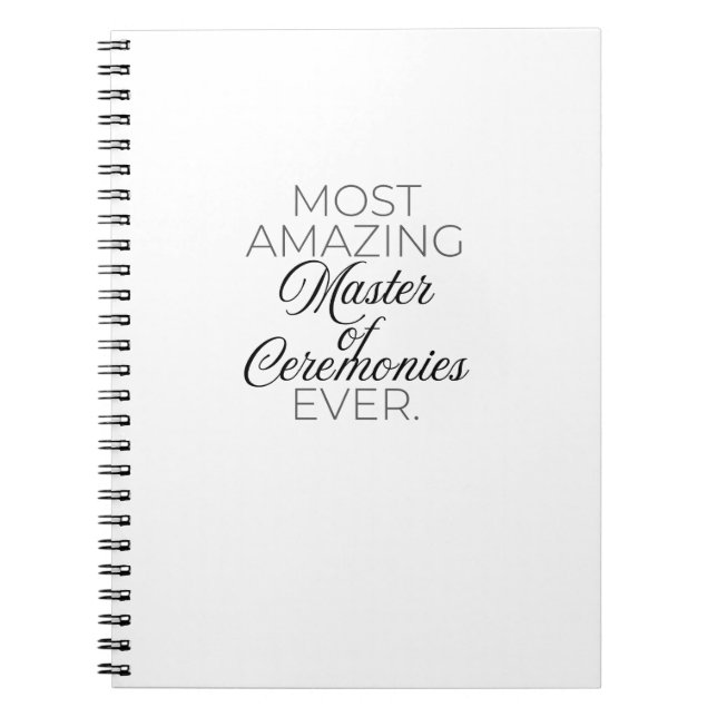 Master of Ceremonies Notebook (Front)