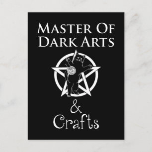 Master of Dark Arts & Crafts Postcard