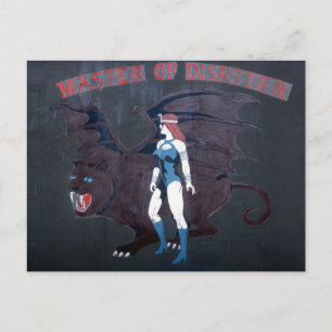 MASTER OF DISASTER - B-1B LANCER NOSE ART POSTCARD