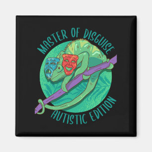 Master Of Disguise Masking Autism Awareness Month Magnet