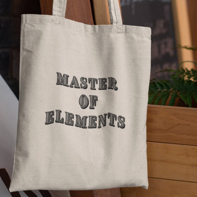 Master of Elements Cool Chemistry Teachers Gift Tote Bag (Shop now and elevate your chemistry teacher's style!)
