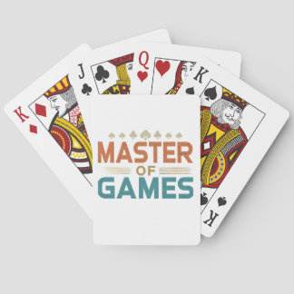 Master of Games Playing Cards