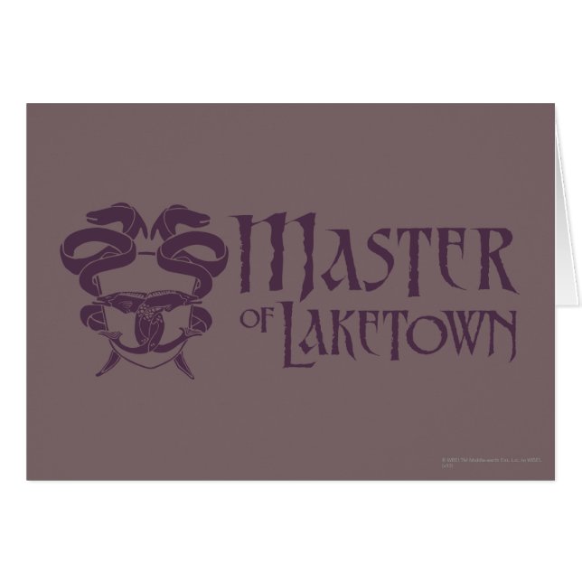 Master Of Laketown Name (Front Horizontal)