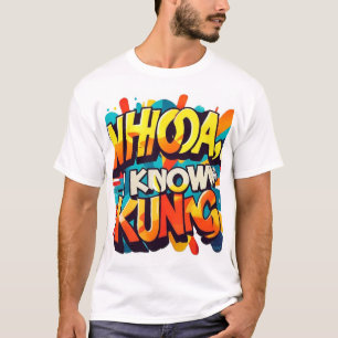 Master of Martial Arts - "Whoa, I Know Kung" T-Shirt