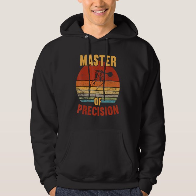 Master Of Precision Darts Hoodie (Front)