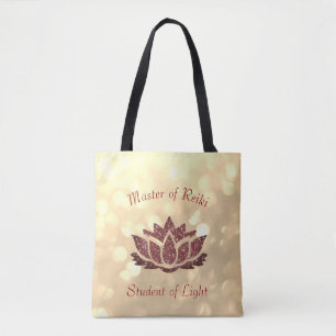 Master of Reiki Lotus design Tote Bag