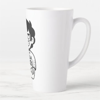 Master of Sarcasm humorous cartoon illustration La Latte Mug