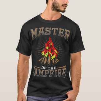 Master Of The Campfire Camping Gift For Campers T-Shirt