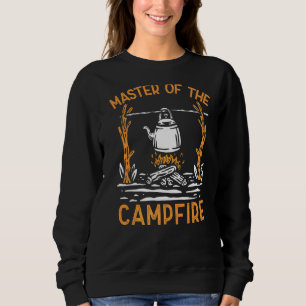 Master Of The Campfire Camping Vintage Camper Sweatshirt
