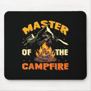 Master Of The Campfire Men Women Camping Funny Out Mouse Pad